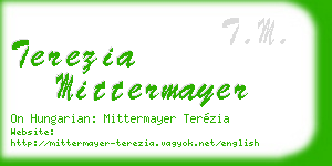 terezia mittermayer business card